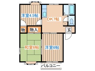 レクサス南光台Ⅰの物件間取画像